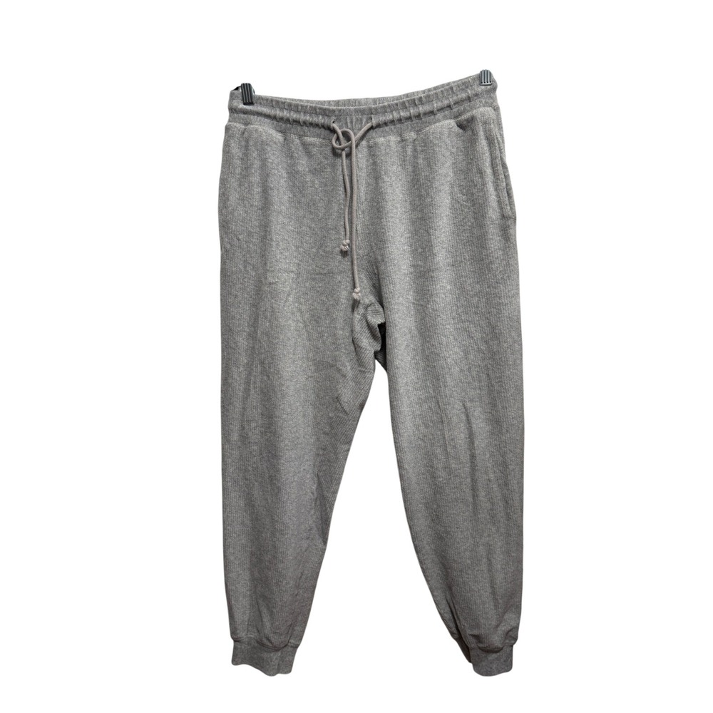 American Eagle Outfitters Womens Gray Ribbed Jogger Sweatpants‎ M Casual